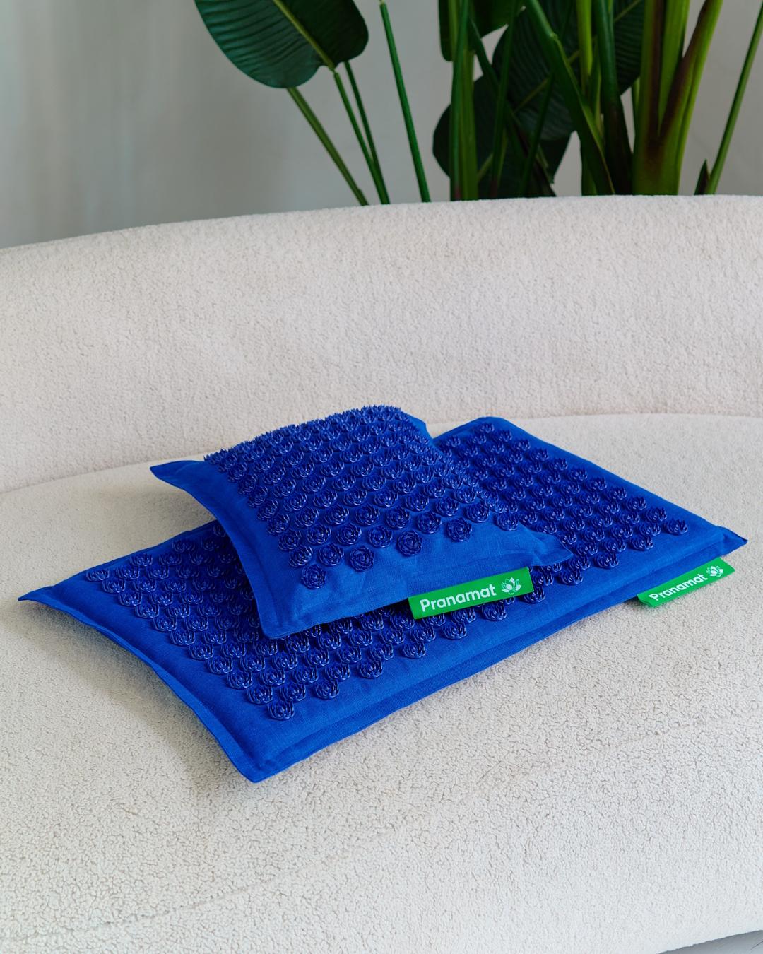 Pogloga + Vzglavnik (Monaco Blue)