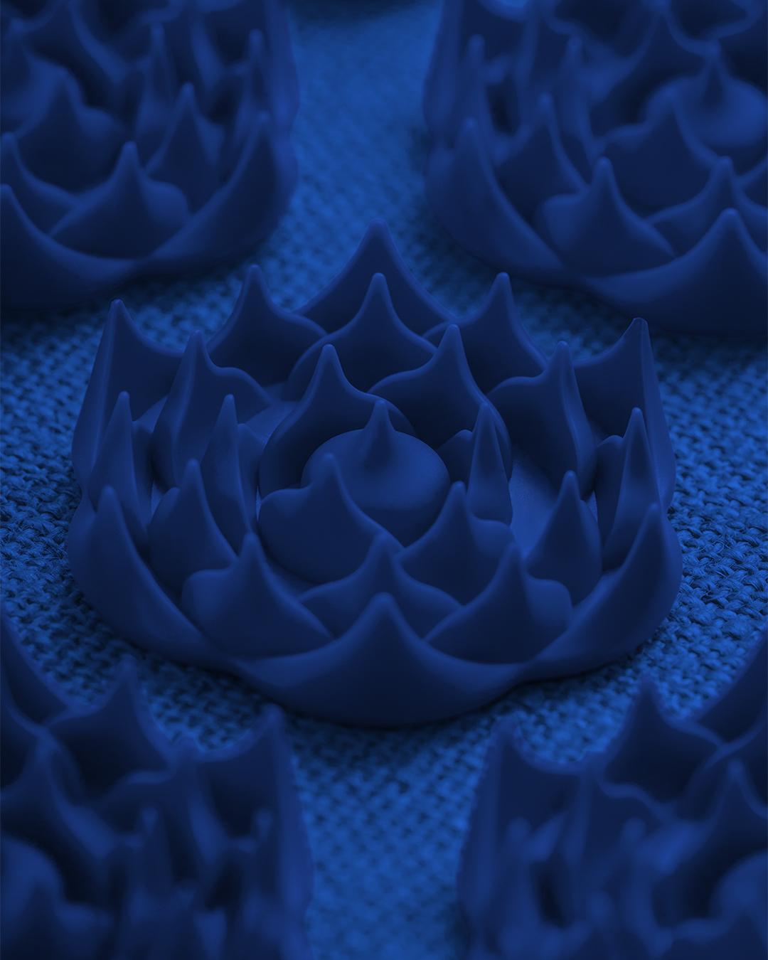 Pogloga + Vzglavnik (Monaco Blue)