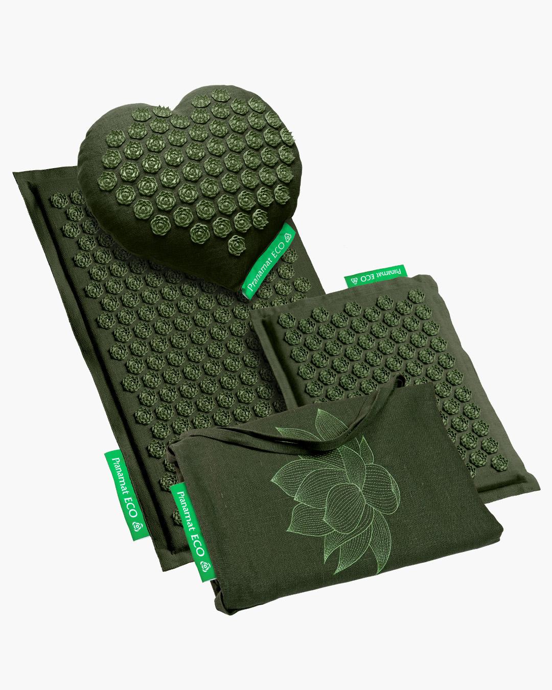 Pranamat Podloga + Srce + Mini + Velika torba (Zelena)